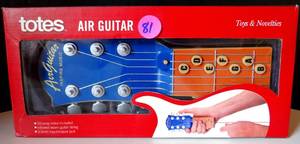 lot 81 image: Totes Air Guitar With Lights 10 Songs Beatles Aerosmith - NIB