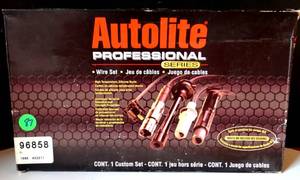 lot 87 image: Autolite 96858 Spark Plug Wire Set - 1990S FORD F 150