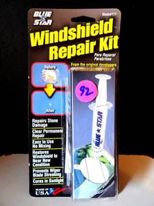 lot 92 image: NEW BLUESTAR WINDSHIELD REPAIR KIT