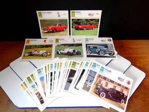 lot 109 image: LARGE COLLECTION OF VINTAGECLASSIC AUTO PHOTSTAT CARDS