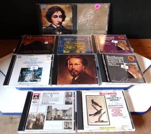 lot 111 image: MUSIC CD COLLECTION - LOT OF 10 CLASSICAL CDs