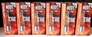 lot 165 image: LOT OF 6 - Njoy E-Liquid Vape, 3ML Tanks (NEW)