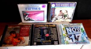 lot 185 image: MUSIC CD COLLECTION - LOT OF 5 MUSIC COLLECTIONS CDs