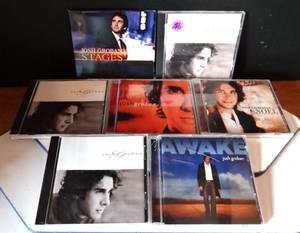 lot 186 image: MUSIC CD COLLECTION - LOT OF 7 JOSH GROBAN CDs