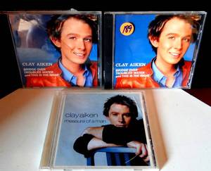 lot 189 image: MUSIC CD COLLECTION - LOT OF 3 CLAY AIKEN CDs