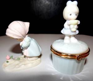 lot 257 image: PRECIOUS MOMENTS FIGURES AS SHOWN
