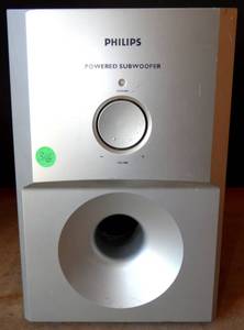 lot 316 image: SW366017 Philips Powered Subwoofer 75 Watt