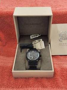 lot 3 image: Burberry Mens watch in box - with tags