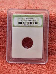 lot 15 image: Natural Amethyst AAA - Authentic Gemstone - International Numismatic Bureau
