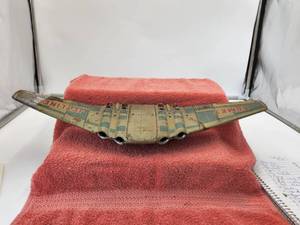 lot 19 image: Vintage tin friction toy - Comet Jet Liner