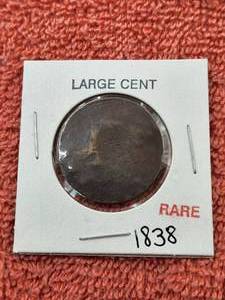 lot 118 image: Rare 1838 Large Cent