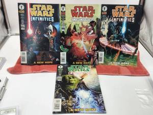 lot 178 image: Selection of 1,2,3, and 4 Star Wars Infinities comics
