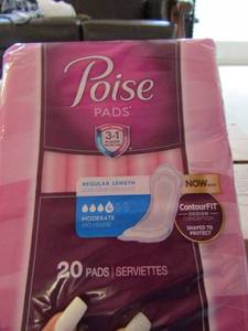 lot 62 image: 3 boxes of Poise pads