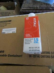 lot 64 image: 2 boxes of Vital Vanilla Nutrition drinks (24 box)