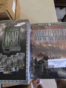 lot 67 image: 2 sets Collectors VHS Work War movies NEW