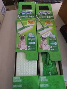 lot 68 image: 2 NEW Swiffer wetdry pet sweepers