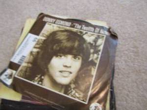 lot 99 image: Lot of 12 vinyl records 45s Donny Osmond, Michael Murphy and more