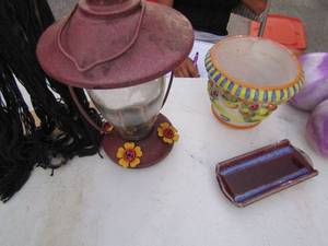 lot 62 image: The wonder book, book series, Qualatex balloon pump, gold gym weight balls, hacky sack balls