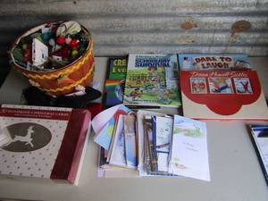 lot 100 image: Stationary- cards for every occasion, and scrapbook materials