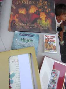 lot 149 image: Christmas- Josies gift book, Cards, Movie and cassette tape