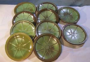 lot 5 image: Frankhoma dessert plates