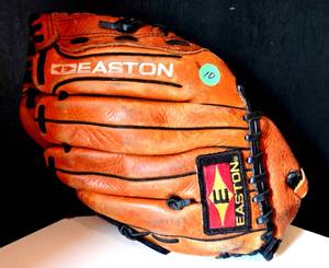 lot 10 image: Easton NAT60 12.5 USA Tanned Leather Baseball Glove Mitt RHT