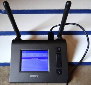 lot 113 image: BT5808 LCD Screen long range bluetooth 5.0 Transmitter Receiver, add bluetooth to your TV, computer