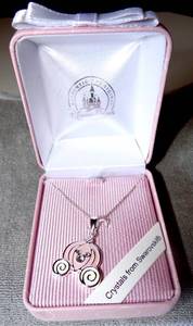 lot 53 image: DISNEY THEMED CINDERELLA CRYSTALS BY SWAROVSKI NECKLACE - NIB