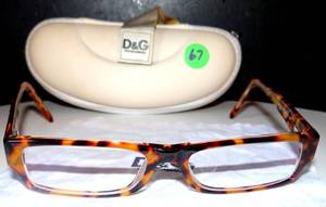lot 67 image: DOLCE & GABBANA DESIGNER FRAMES - PRESCRIPTION LENSES wCASE
