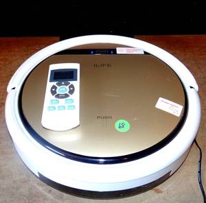 lot 68 image: ILIFE V5s Pro Robot Vacuum and Mop Combo, Slim, Automatic Self-Charging Robot Vacuum Cleaner wRemote $$$