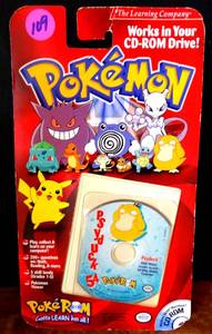 lot 109 image: Sealed Pokemon - PSYDUCK #54 - PokeRom CD-ROM for Windows & Mac- Learning Co (2000S)
