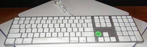 lot 131 image: Apple Keyboard Model A1243 White