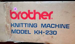 lot 141 image: BIG $ ITEM - BROTHER KNITTING MACHINE MODEL # KH-230 IN ORIGINAL BOX