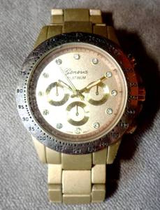 lot 170 image: GENEVA PLATINUM QUARTZ Chrono 9314 Watch