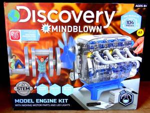 lot 193 image: Discovery Mindblown Model Engine STEM Science Kit