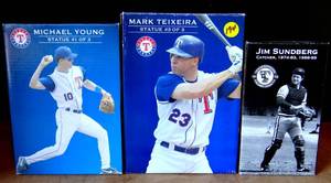 lot 194 image: TEXAS RANGERS BOBBLEHEAD COLLECTORS LOT - YOUNG, TEXIERA, SUNDBERG