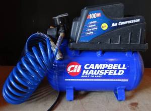 lot 210 image: Campbell Hausfeld FP20900019.6 lbs. Horizontal Tank Air Compressor - WORKS