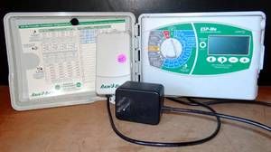 lot 215 image: BIG $ ITEM - Rain Bird ESP-Me Series Controllers 4-22 Station Modular Indoor or Outdoor Controller w Rain Bird - WR2 RFC Wireless Rain  Freeze Sensor - BOTH POWER TESTED GOOD