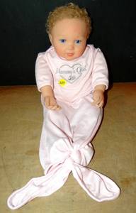 lot 239 image: ASHTON DRAKE LIFELIKE PING LAU BABY DOLL $$$