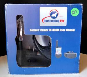lot 251 image: OutstandingPet LR-800M Electric Dog Training Collar - 875 Yards, Rechargeable, Waterproof