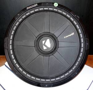 lot 264 image: KICKER COMP S 15 SPEAKER - 15 SUBWOOFER