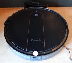 lot 289 image: Coredy R750 Robot Vacuum Cleaner, Compatible with Alexa, Mopping System - POWER TESTED GOOD $$$