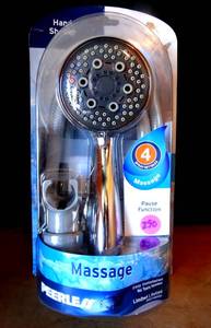 lot 290 image: PEERLESS MASSAGE HAND HELD SHOWER HEAD  - NIP