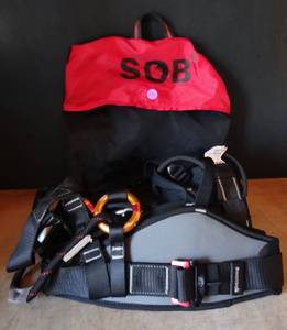 lot 291 image: SOB Half Body Climbing Harness - RC69X wStorage Bag