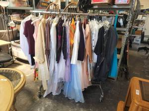 lot 225 image: Generous selection of Ladies clothes - Metal rack not included