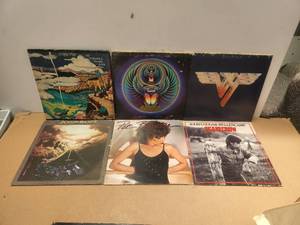 lot 280 image: Selection of 6 vintage rock albums