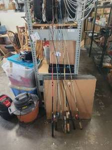 lot 228 image: Selection of fishing poles