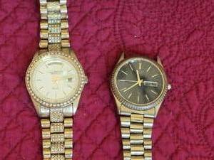 lot 23 image: Selection of watches that need bands repaired - Citizen and a Jules Jurgensen