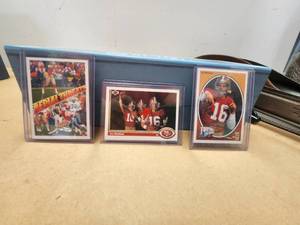 lot 40 image: Selection of Joe Montana Upper deck football cards