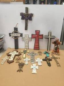 lot 76 image: Generous selection of crosses